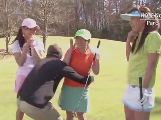 Erika hiramatsu mengambil dua clubs shortly thereafter golf -uncensored jav-