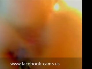 Impresionante aficionado facebook diva anal en cámara web