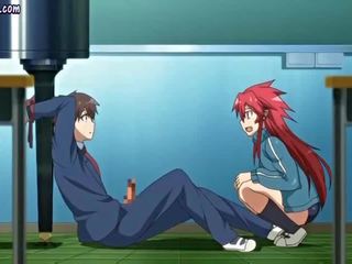 Punapea anime imeb kaks raske dongs