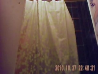 Szpiegowanie kamera w prysznic - 23yo kochanie