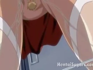 Heavenly hentai blondýna pribil v the zadok