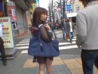 Mikan asombroso asiática chica disfruta público