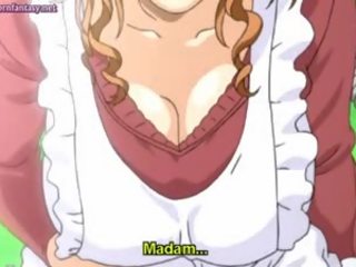 Lascive anime žmona masturbacija