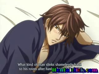 Hentai homosexual guaperas anal adulto película y amor en cama