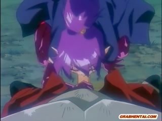 Redhead Anime deity Giant Monster Bat Fucked