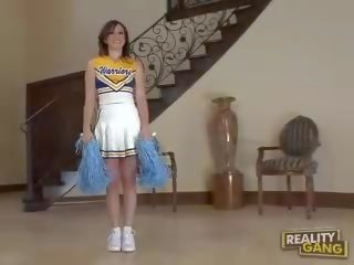 Hajlékony cheerleading sluts -ban kemény xxx