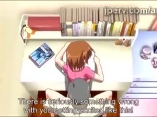 Maliit anime sweetheart makakakuha ng smashed sa pamamagitan ng middle-aged malaki titi