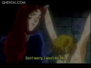 Hentai ekkel adolescent torturing en blond voksen film slave i chains