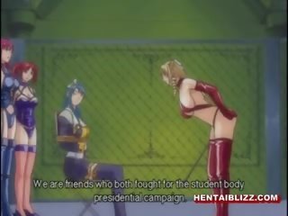 Knechtschaft hentai schwanz atemberaubend poking vollbusig anime gemischt