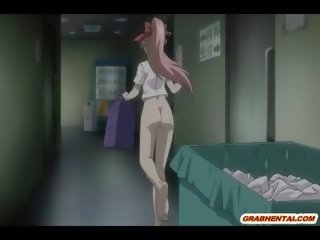 Shemale hentai fabulous jāšanās anime medmāsa uz the slimnīca
