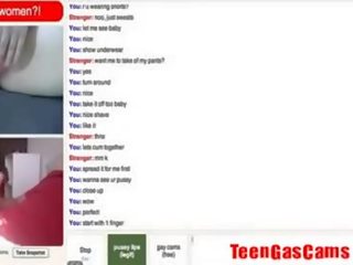 Omegle Series #14 - young lady Rides Me With Her Hair Br