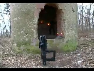 Captivating Domina Playthings Nearby Herself Out Of Doors