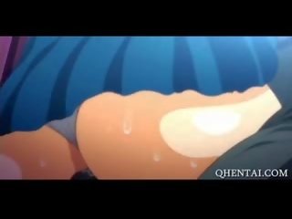 Curvy Hentai femme fatale Plugs Ass Hole And Vibes Clit
