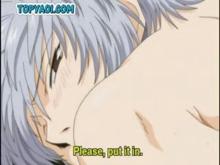 Tied Up Anime stripling Licking A Hard Firm penis And Riding Hard C