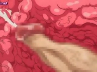 Nervų anime ponia gauna bombed