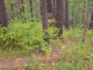 Walking with my stepsister in the forest park&period; x rated video blog&comma; Live video&period; - POV
