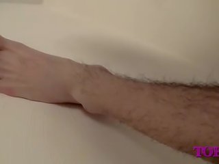 Elegant voet fetisj homo seks