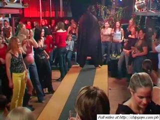 Erotic babes dancing on party clip
