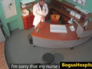 Dr. fucks patients pussy in waiting room