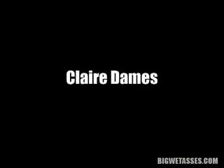 Claire dames krijgen haar bips geolied en defiled