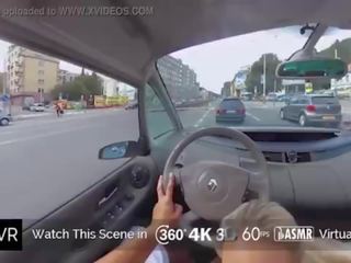 [holivr] מכונית מלוכלך וידאו הַרפַּתקָה 100% driving זיון 360 vr x מדורג סרט