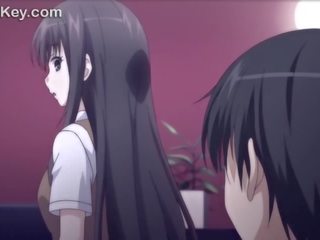Animen adolescent fucks hans classmates penisen för tuition