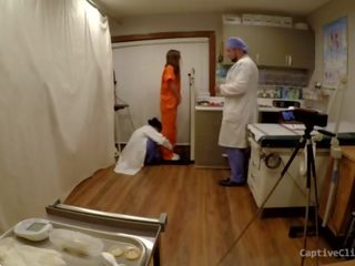 Privat burg i kapuri përdorim inmates për mjekësore testimi & experiments - i fshehur video&excl; pamje si inmate është i përdorur & i turpëruar nga ekip i mjekët - donna leigh - orgazëm hulumtim inc burg edition pjesë një i 19